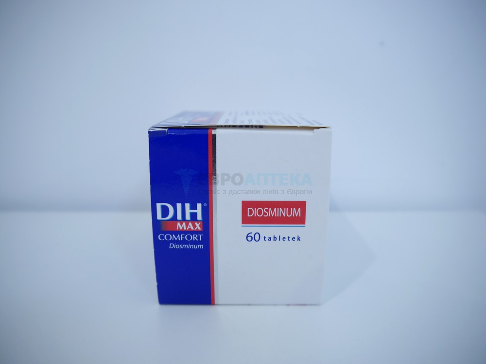 Диосмин Макс (DIH) 1000 мг, № 60 - таблетки 6916