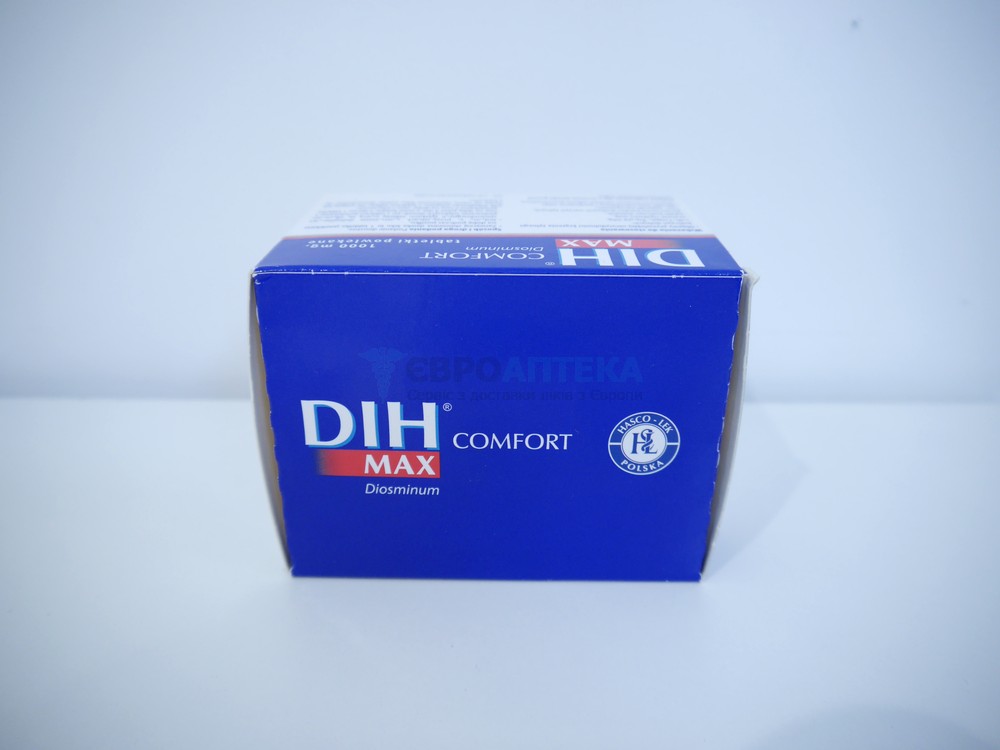 Диосмин Макс (DIH) 1000 мг, № 60 - таблетки 6918