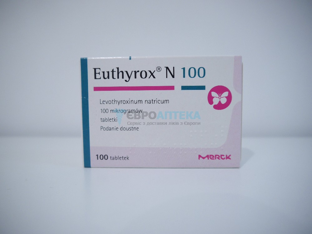 Еутирокс 100 мкг, №100 - таблетки