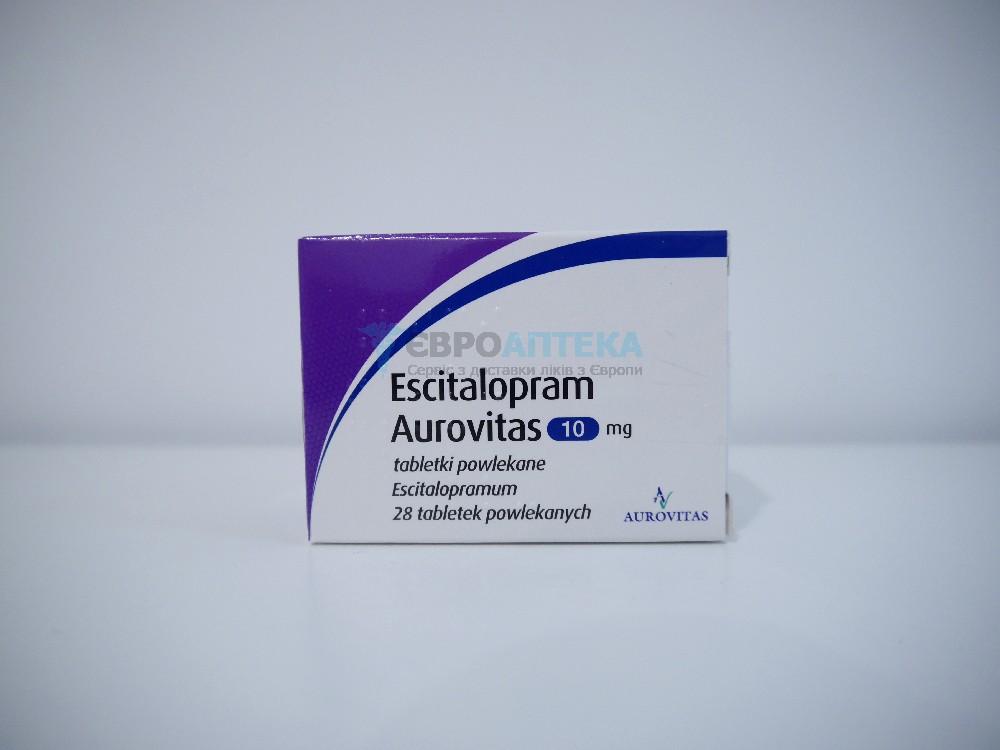 Эсциталопрам 10 мг, №28 - таблетки