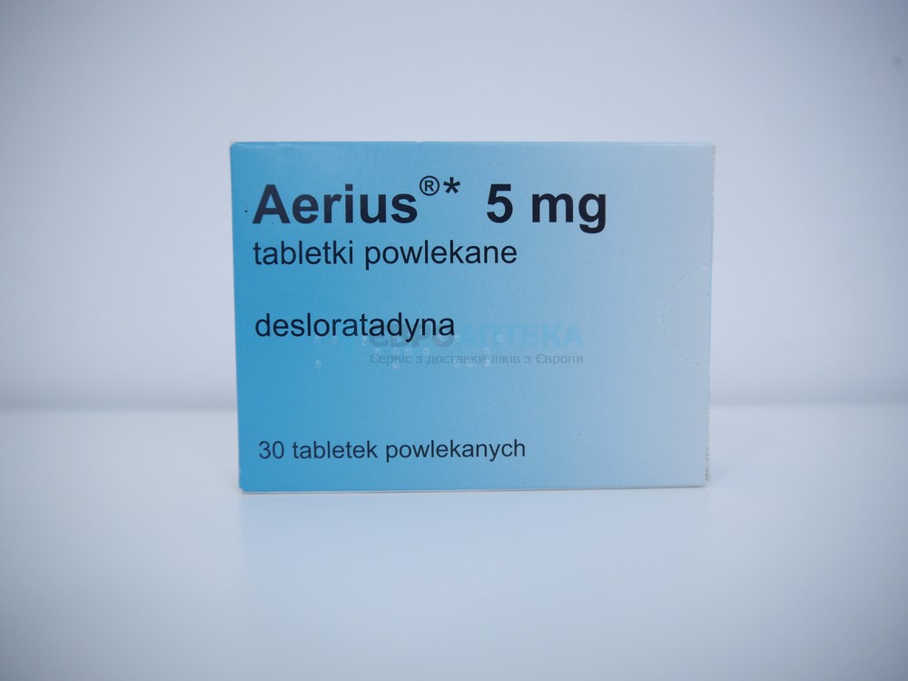 Еріус 5 мг, №30 - таблетки 6631