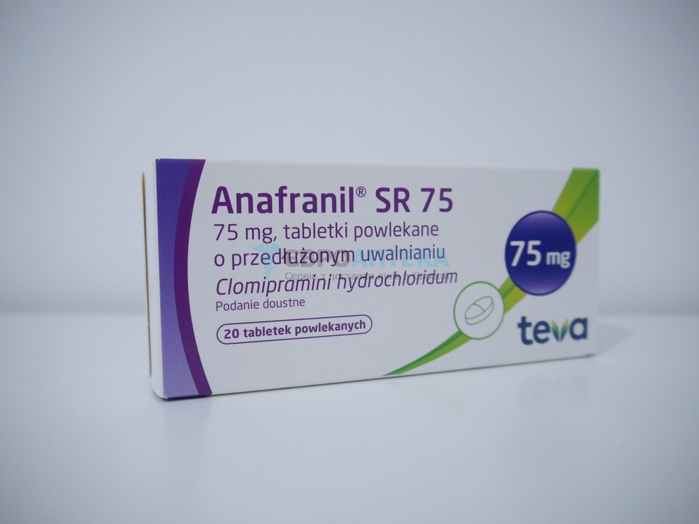 Анафранил СР 75 мг, №20 - таблетки 5876