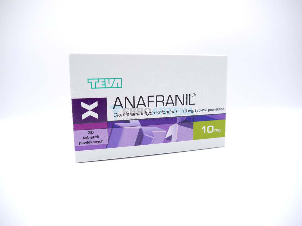 Анафраніл 10 мг №30 - таблетки