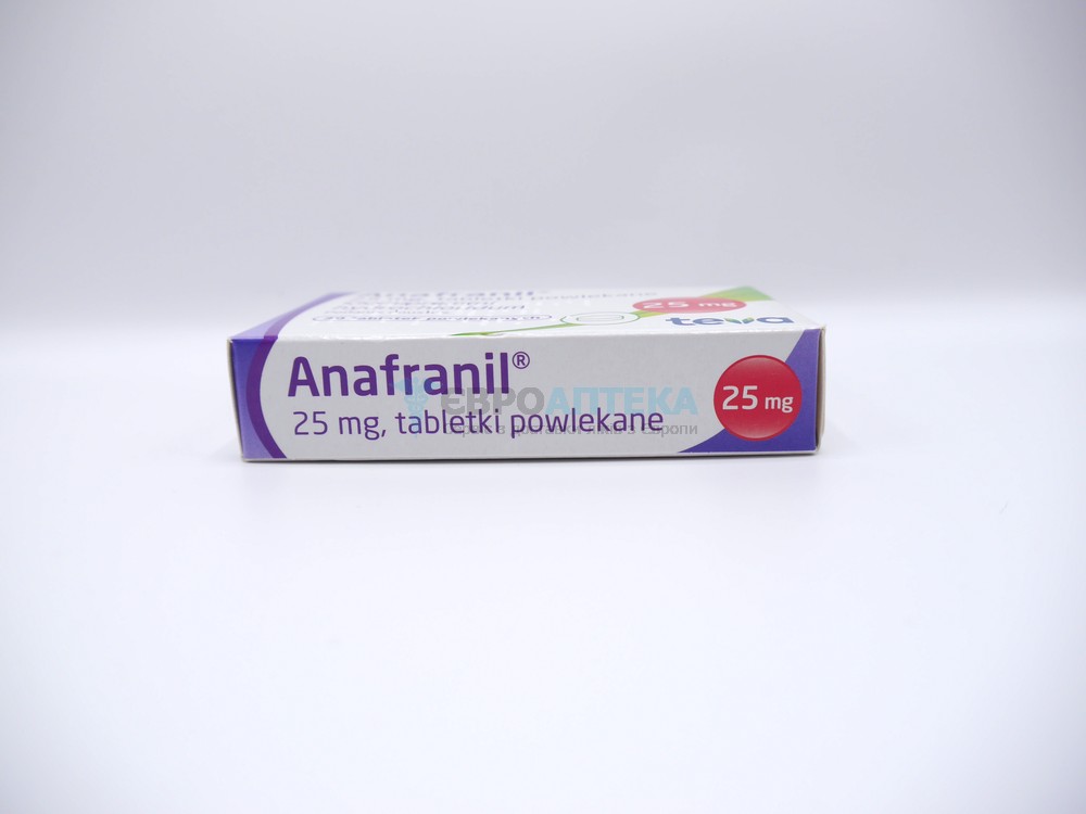 Анафраніл 25 мг №30 - таблетки 5280