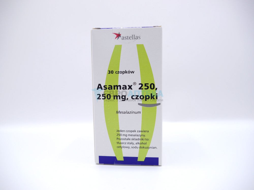 Асамакс 250 мг, №30 - свічки 5265