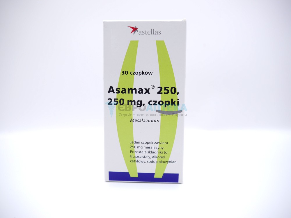 Асамакс 250 мг, №30 - свечи