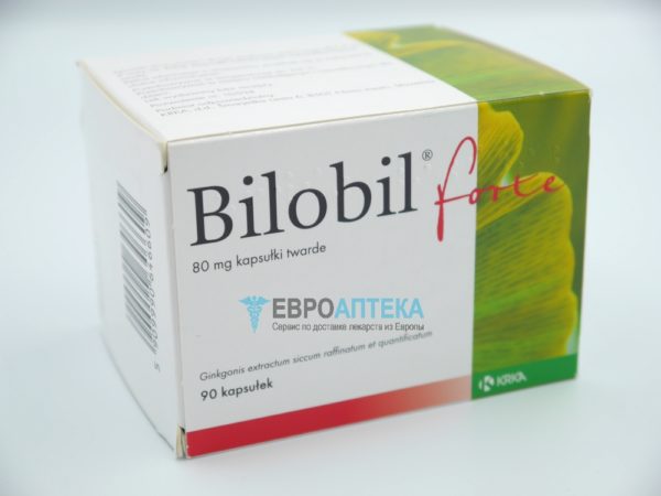 Билобил 80 мг, №90 - капсулы. Фото 1
