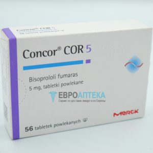 Конкор 5 мг, №56 - таблетки. Фото 1