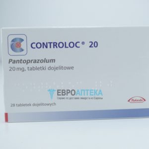 Контролок 20 мг, 28 таблеток. Фото 1