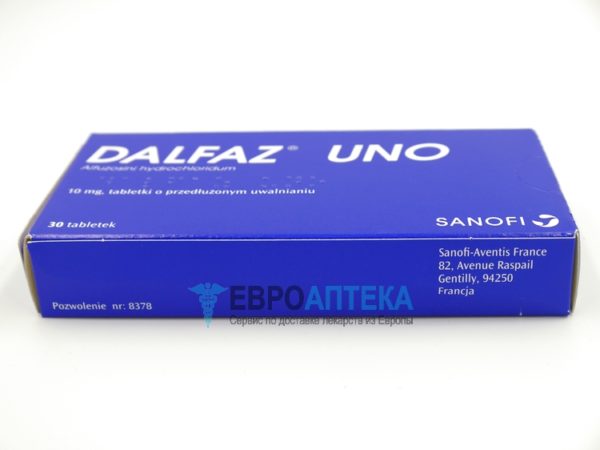 Купить Дальфаз UNO 10 мг, №30 - таблетки - ЕвроАптека - сервис по .