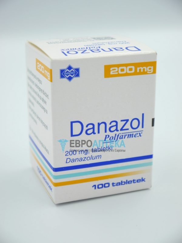 Даназол 200 мг, №100 - таблетки. Фото 1