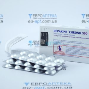 Депакин Хроно 500 мг, №30 - таблетки