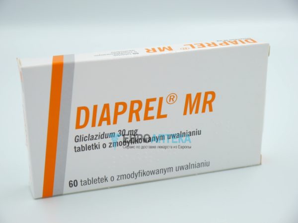 Диапрел MR 30 мг, №60 - таблетки. Фото 1