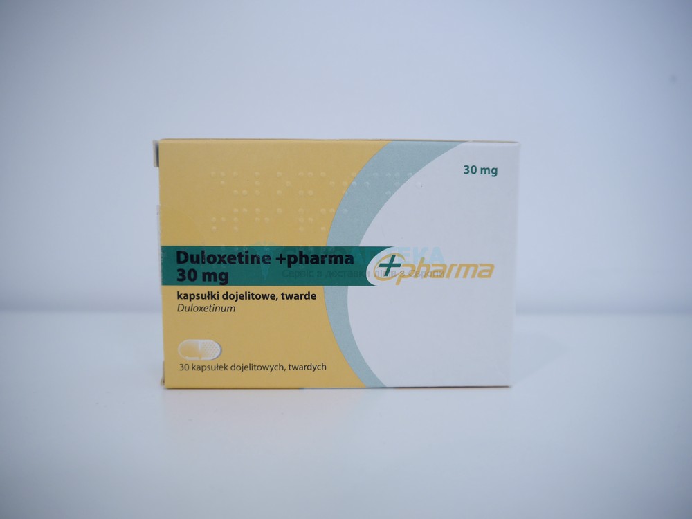 Дулоксетин +pharma 30 мг, №30 - капсули 6567