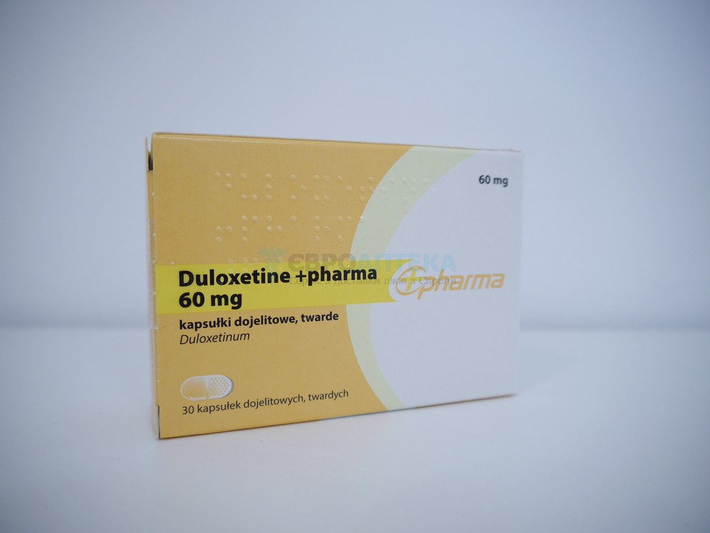 Дулоксетин +pharma 60 мг, №30 - капсулы