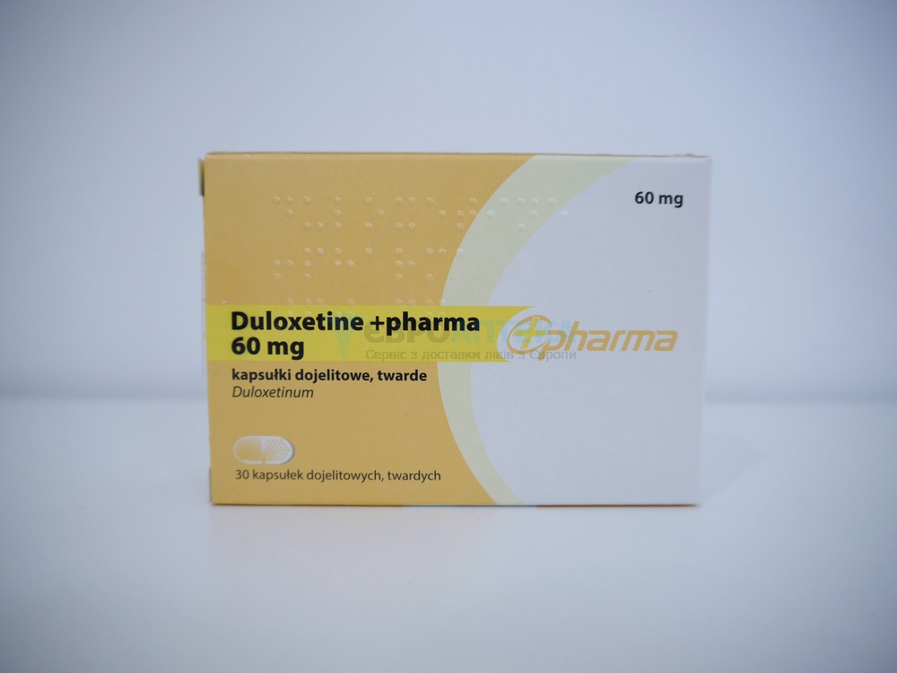 Дулоксетин +pharma 60 мг, №30 - капсулы 6575