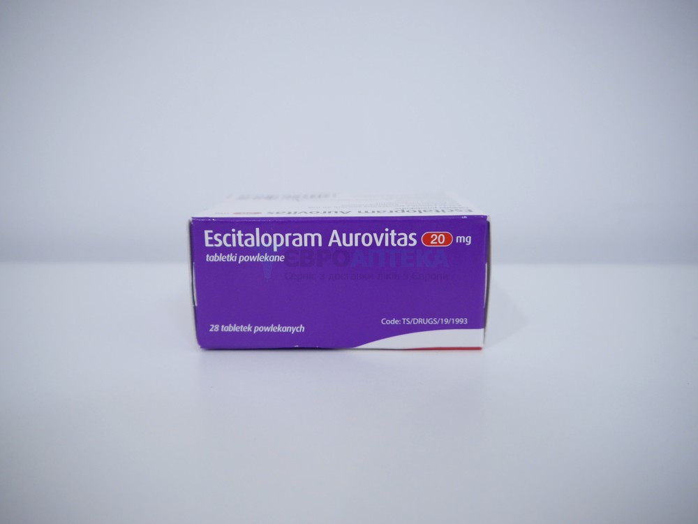 Есциталопрам 20 мг, №28 - таблетки 7277