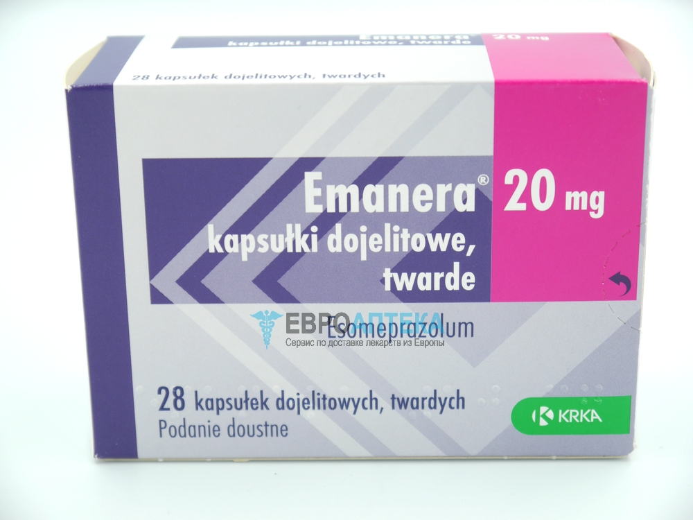 Купить Эманера 20 мг, №28 - таблетки - ЕвроАптека - сервис по доставке .