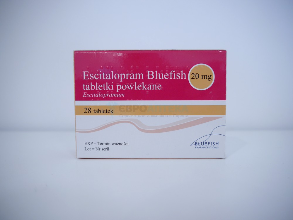 Эсциталопрам 20 мг, №28 - таблетки 6506