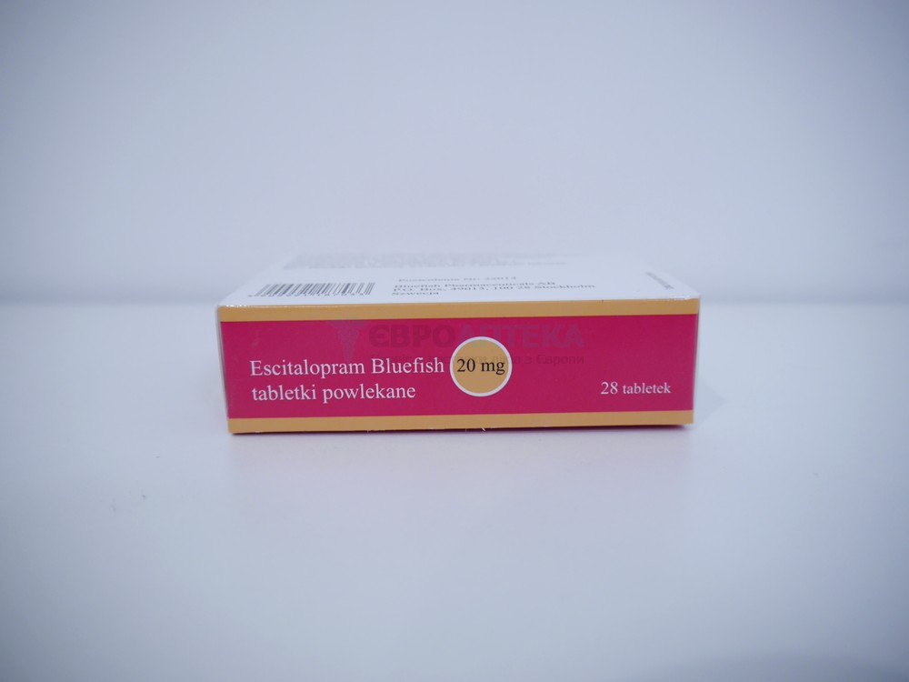 Есциталопрам 20 мг, №28 - таблетки 6507