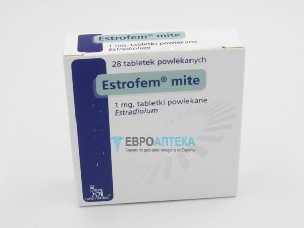 Эстрофем майт 1 мг, 28 таблеток. Фото 1