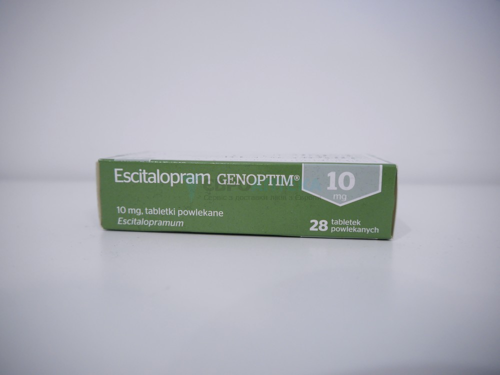 Эсциталопрам 10 мг, №28 - таблетки 7026