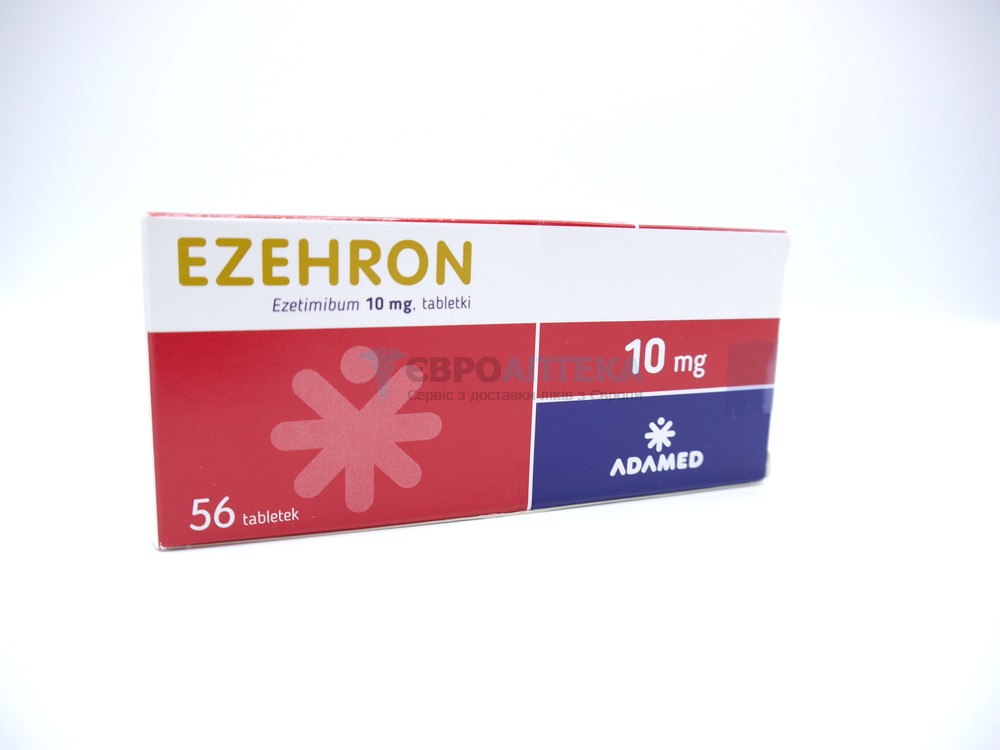 Эзехрон 10 мг, №56 - таблетки 5431