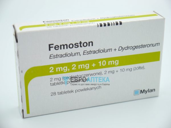 Фемостон 2мг, 2 мг + 10 мг, №28 - таблетки. Фото 1