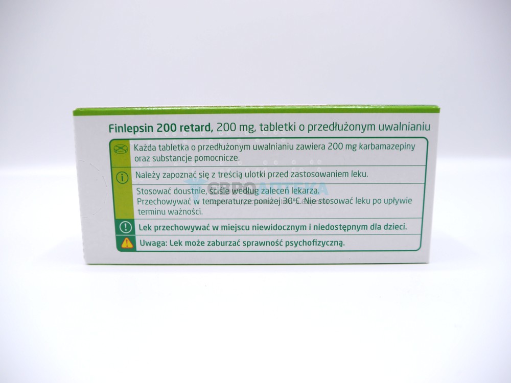 Финлепсин Ретард 200 мг, №50 - таблетки 5312