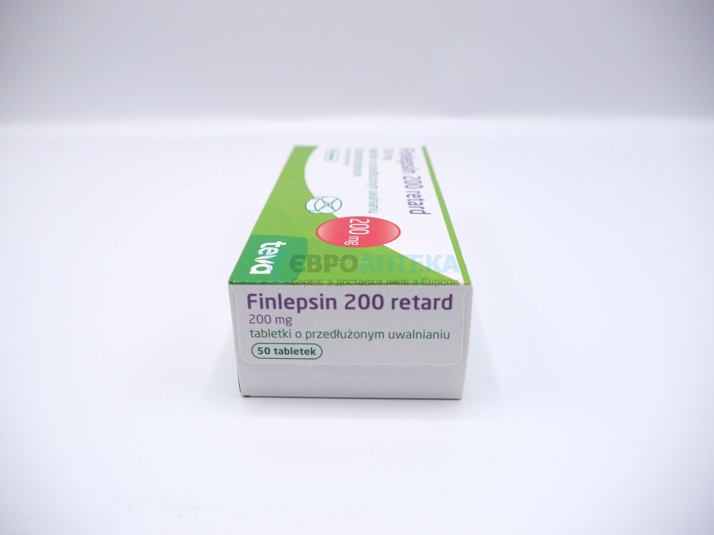 Финлепсин Ретард 200 мг, №50 - таблетки 5313