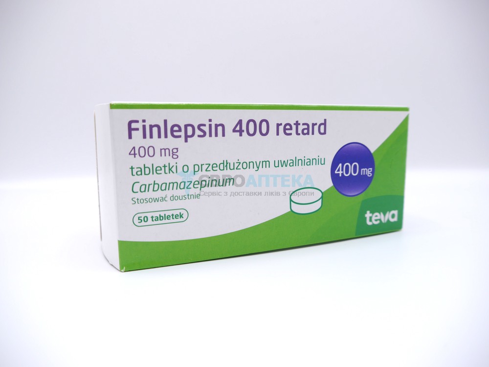 Финлепсин Ретард 400 мг, №50 - таблетки 5316
