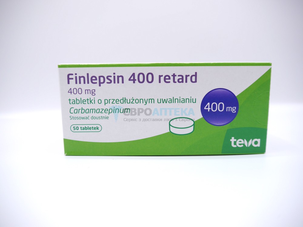 Фінлепсин Ретард 400 мг №50 - таблетки