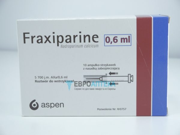 Фраксипарин 5700 МЕ, 0,6 мл. Фото 1