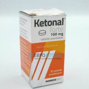 Кетонал Форте 100 мг, №30 - таблетки. Фото 1