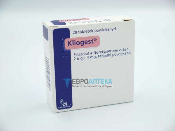 Клиогест 2 мг + 1 мг, №28 - таблетки. Фото 1