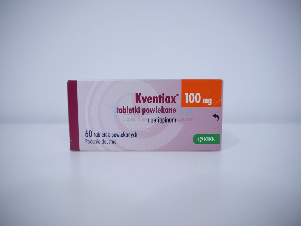 Квентіакс 100 мг, №60 - таблетки 6329