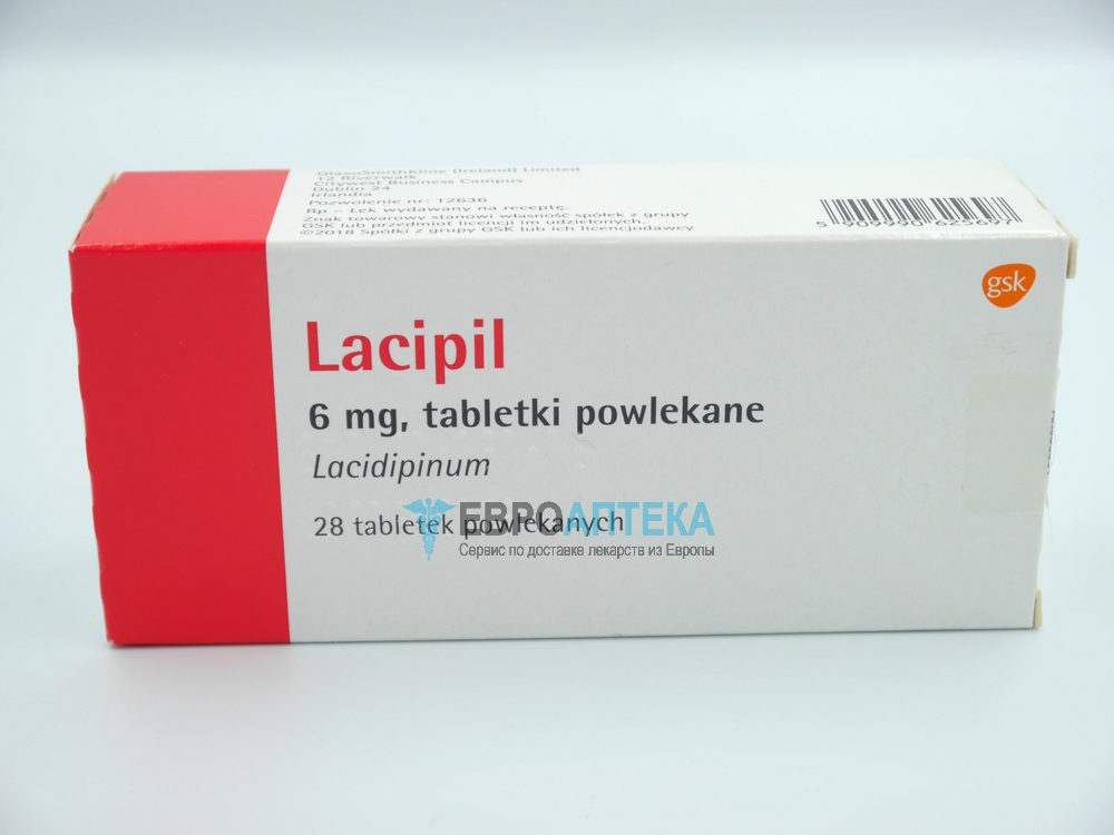 Купить Лаципил 6 мг, №28 - таблетки - ЕвроАптека - сервис по доставке .