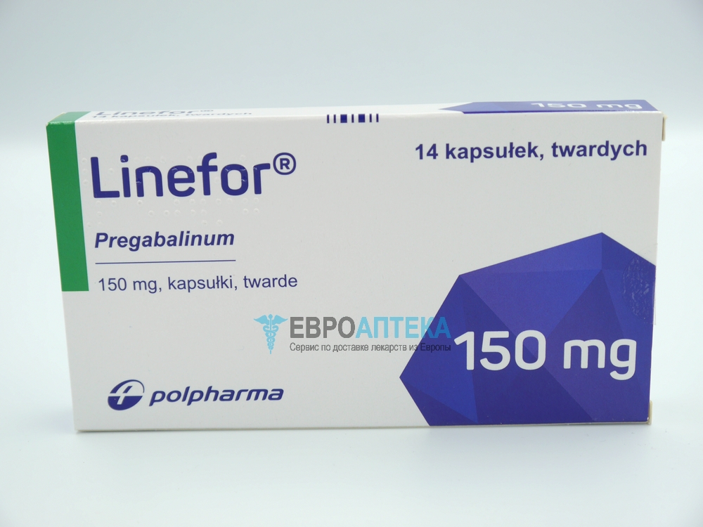 Купить Прегабалин Линефор 150 мг, №14 - капсулы - ЕвроАптека - сервис .