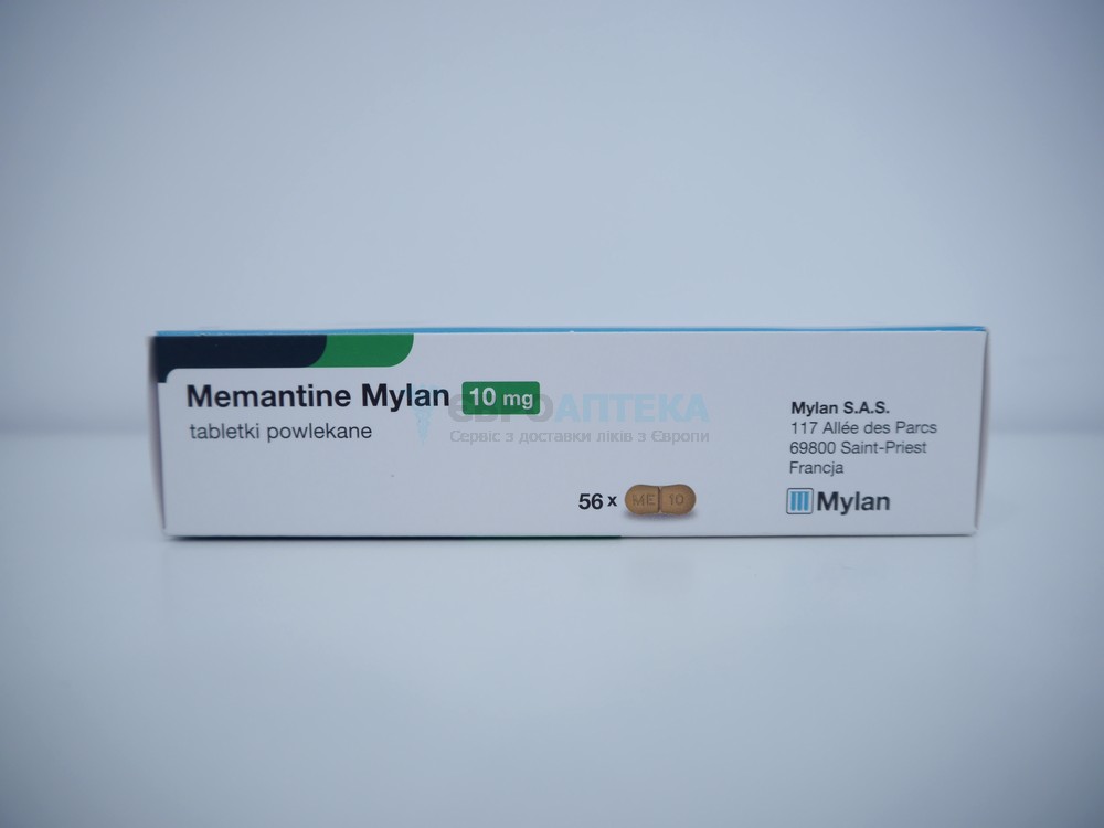 Мемантин Аккорд 10 мг, №56 - таблетки. Фото 1 6596