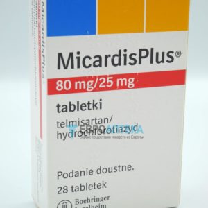 Микардис Плюс 80 мг + 25 мг, 28 таб. Фото 1