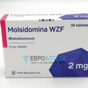 Молсидомин WZF 2 мг, №30 - таблетки. Фото 1