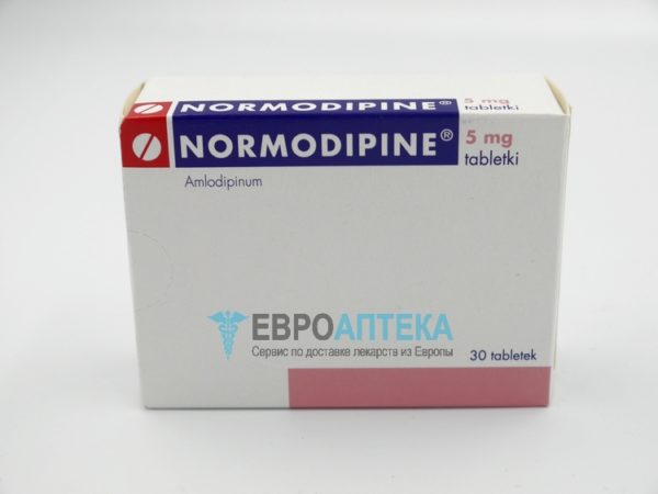 Нормодипин 5 мг, №30 - таблетки. Фото 1