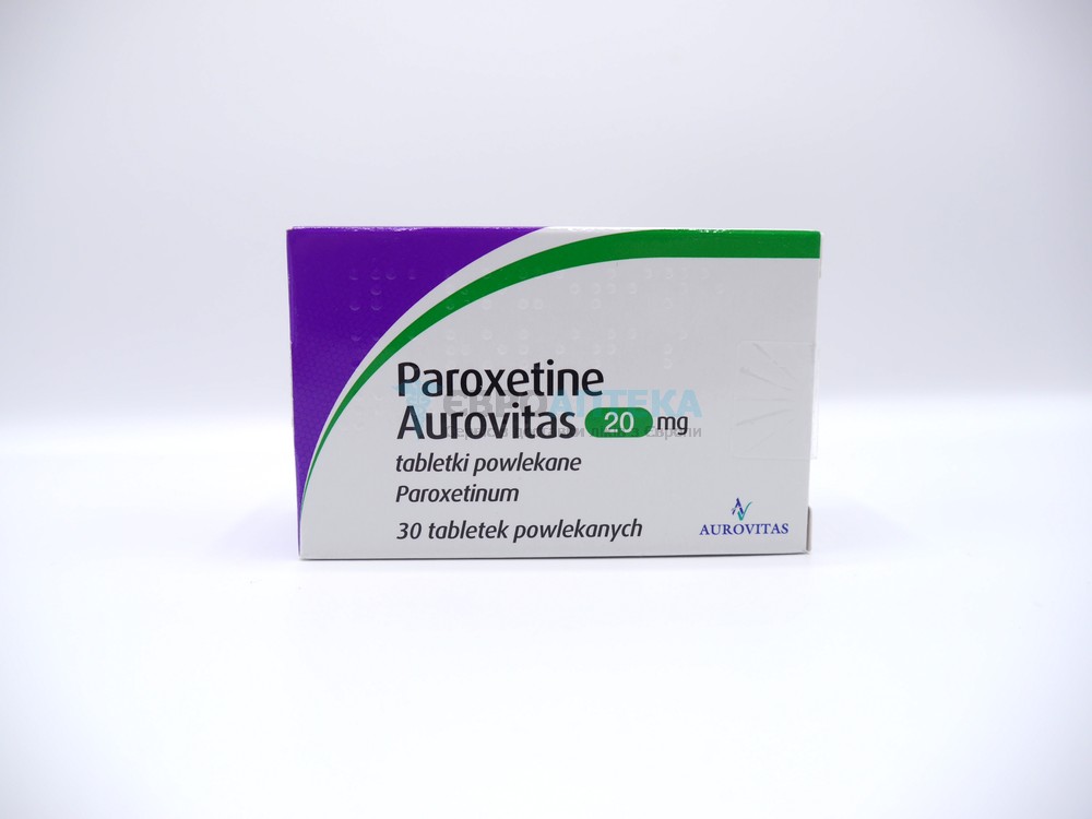 Пароксетин 20 мг, №30 - таблетки