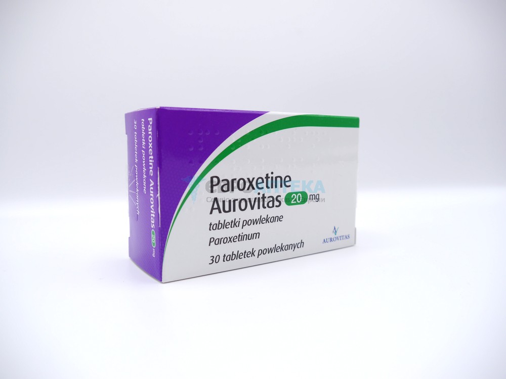 Пароксетин 20 мг, №30 - таблетки 5376