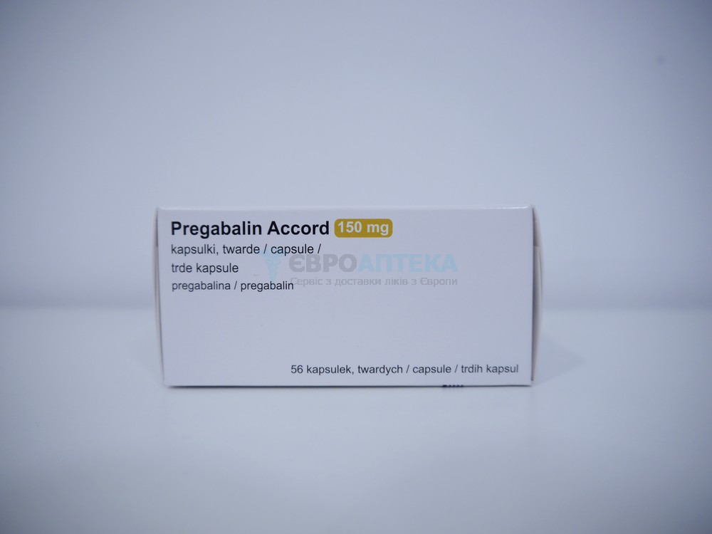 Прегабалін Аккорд 150 мг, №56 - капсули 6316