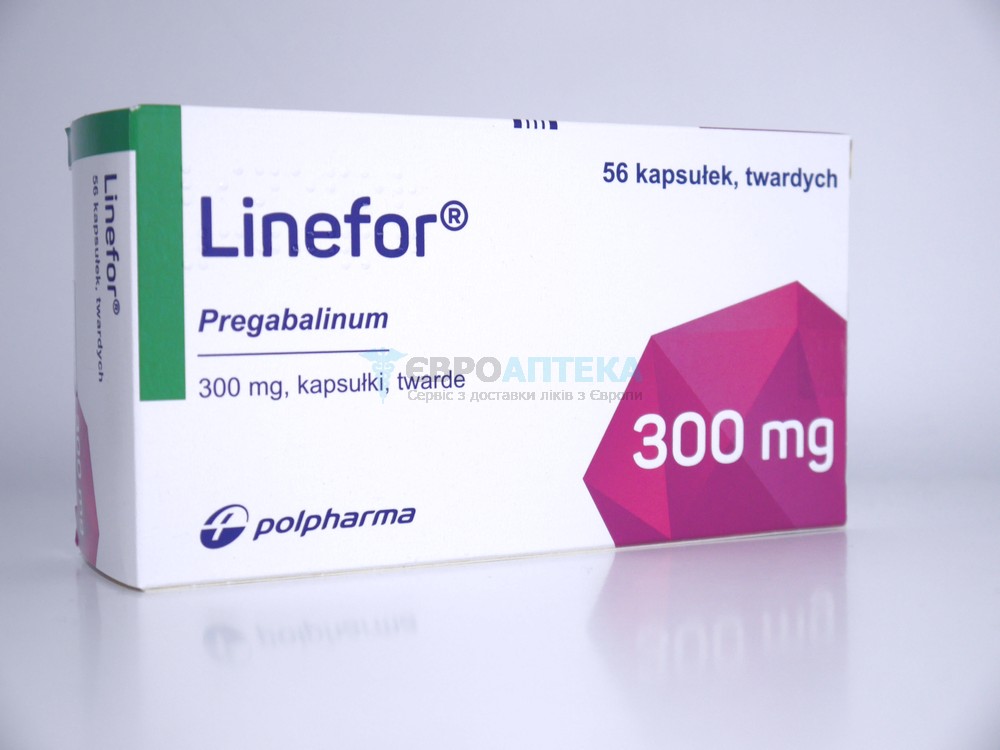 Прегабалин Линефор 300 мг, №56 - капсулы