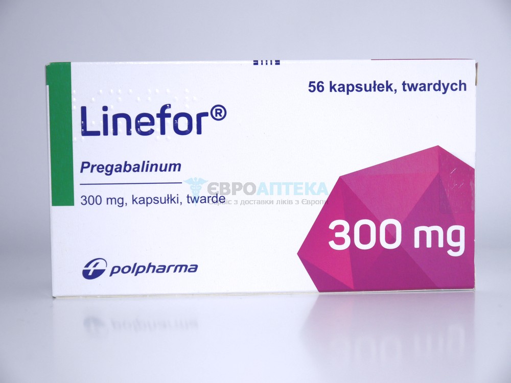 Прегабалін Лінефор 300 мг, №56 - капсули