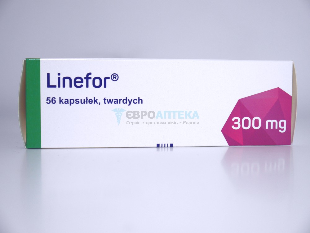 Прегабалін Лінефор 300 мг, №56 - капсули 5573