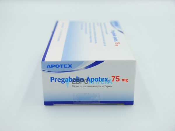 Купить Прегабалин Апотекс 75 мг, №56 - капсулы - ЕвроАптека - сервис по .