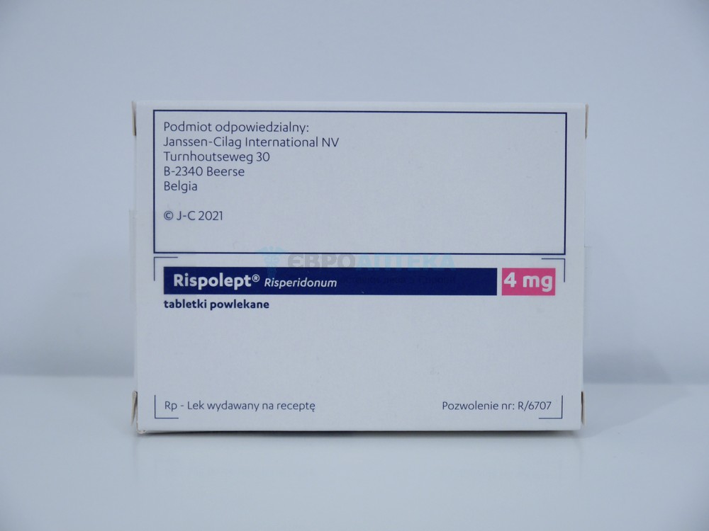 Рисполепт 4 мг, №20 - таблетки 6073